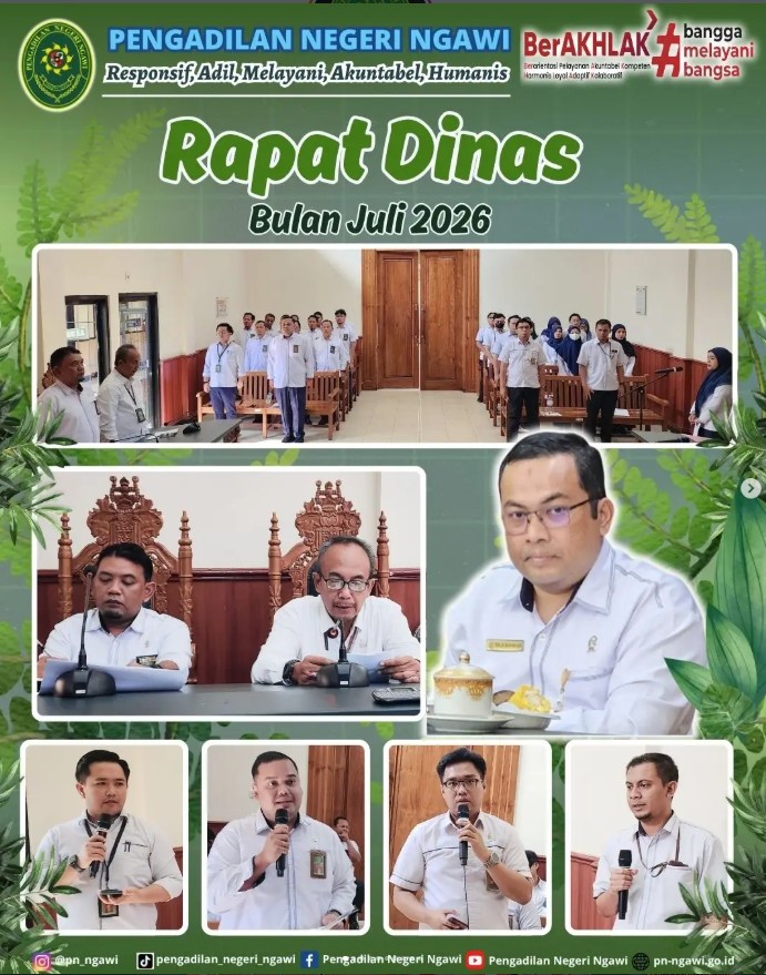 rapat dinas juli 1