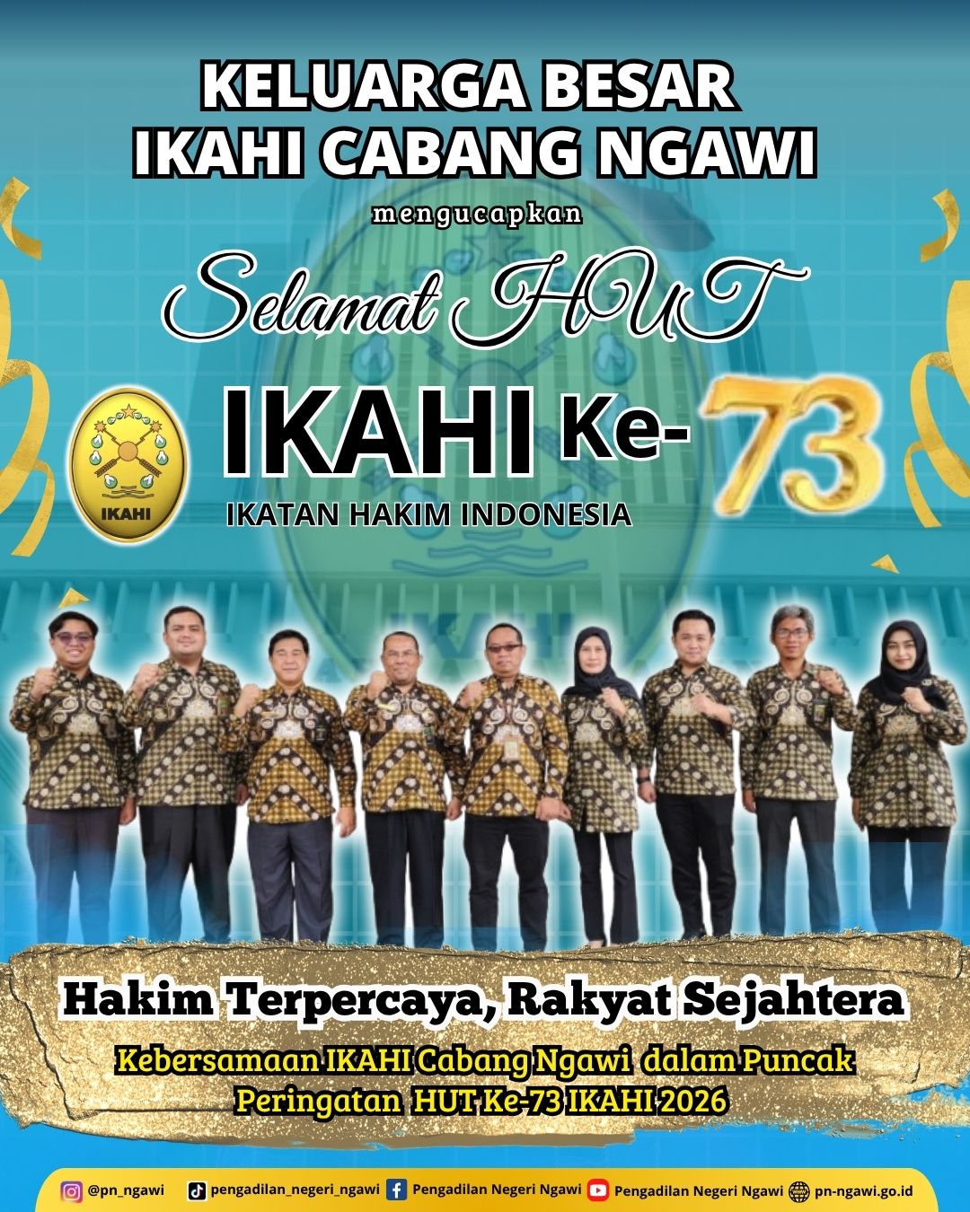 Kebersamaan IKAHI dalam Puncak Acara 1