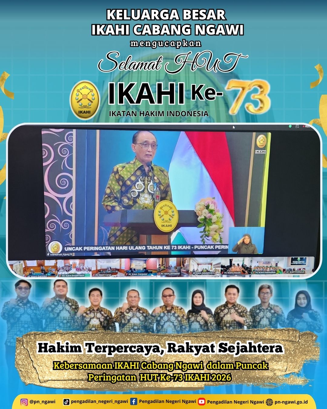Kebersamaan IKAHI dalam Puncak Acara 4