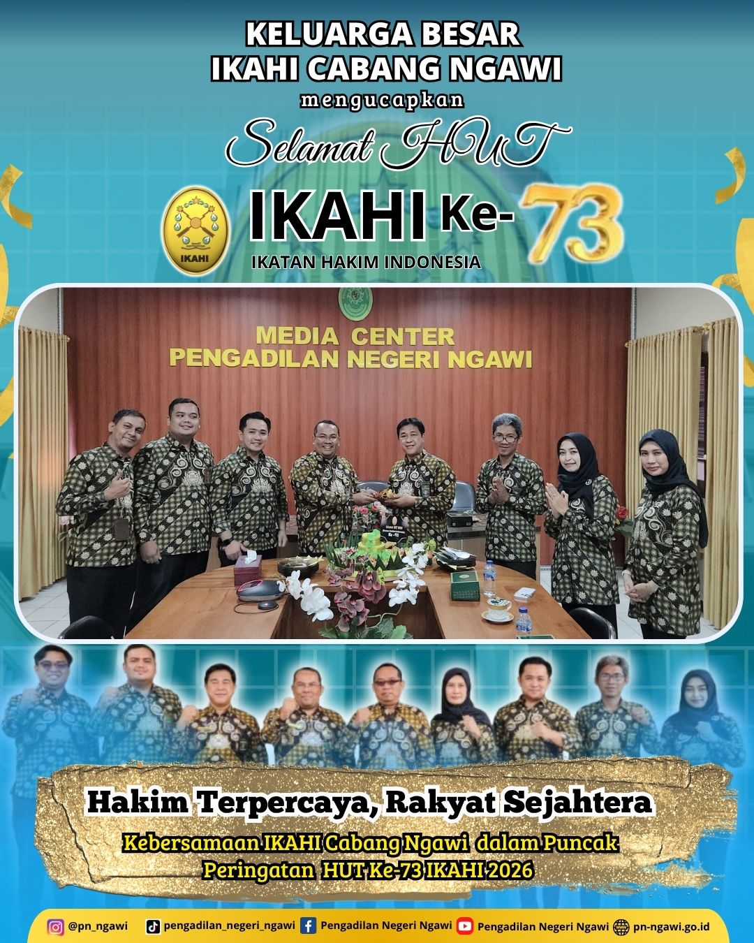 Kebersamaan IKAHI dalam Puncak Acara 5