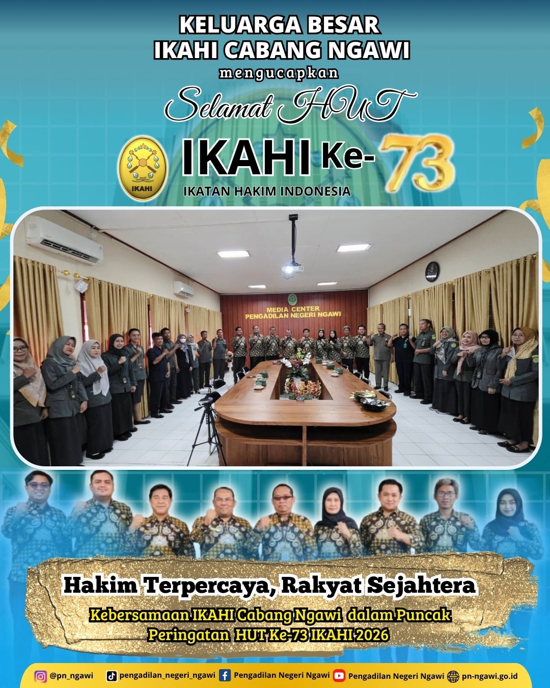 Kebersamaan IKAHI dalam Puncak Acara 7