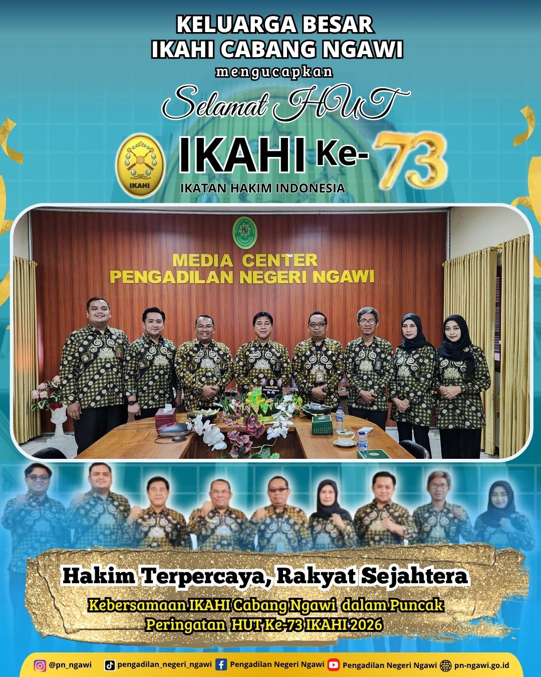 Kebersamaan IKAHI dalam Puncak Acara 8