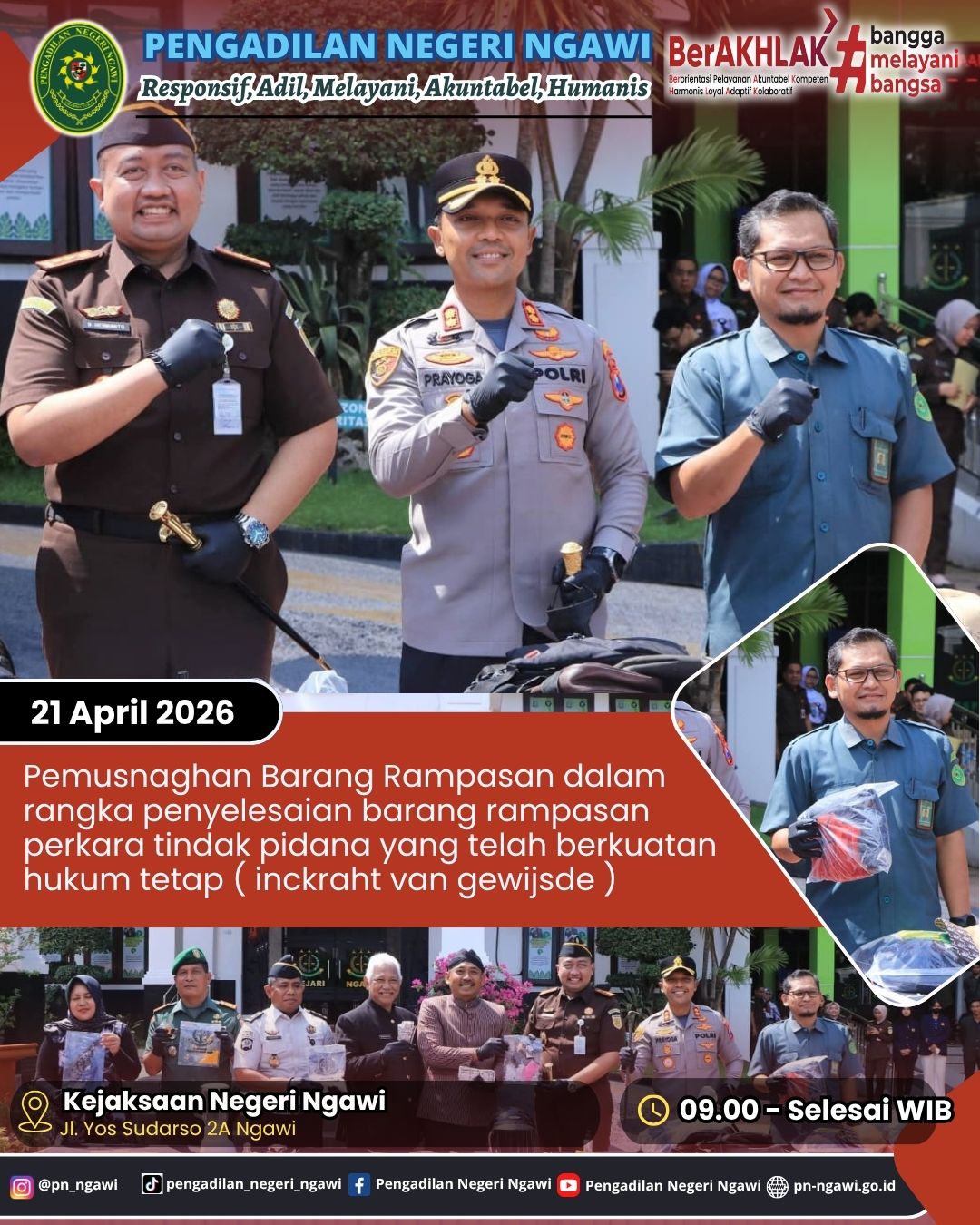 Pemusnahan Barang rampasan 2