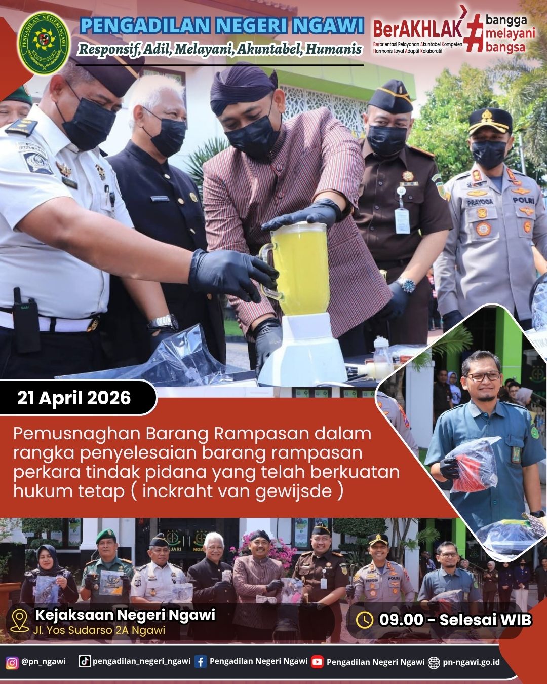 pemusnahan barang rampasan 5