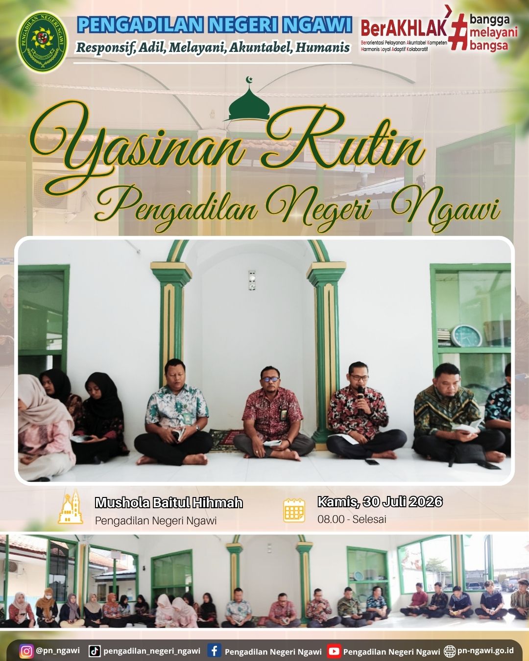 yasinan 30 juli 2