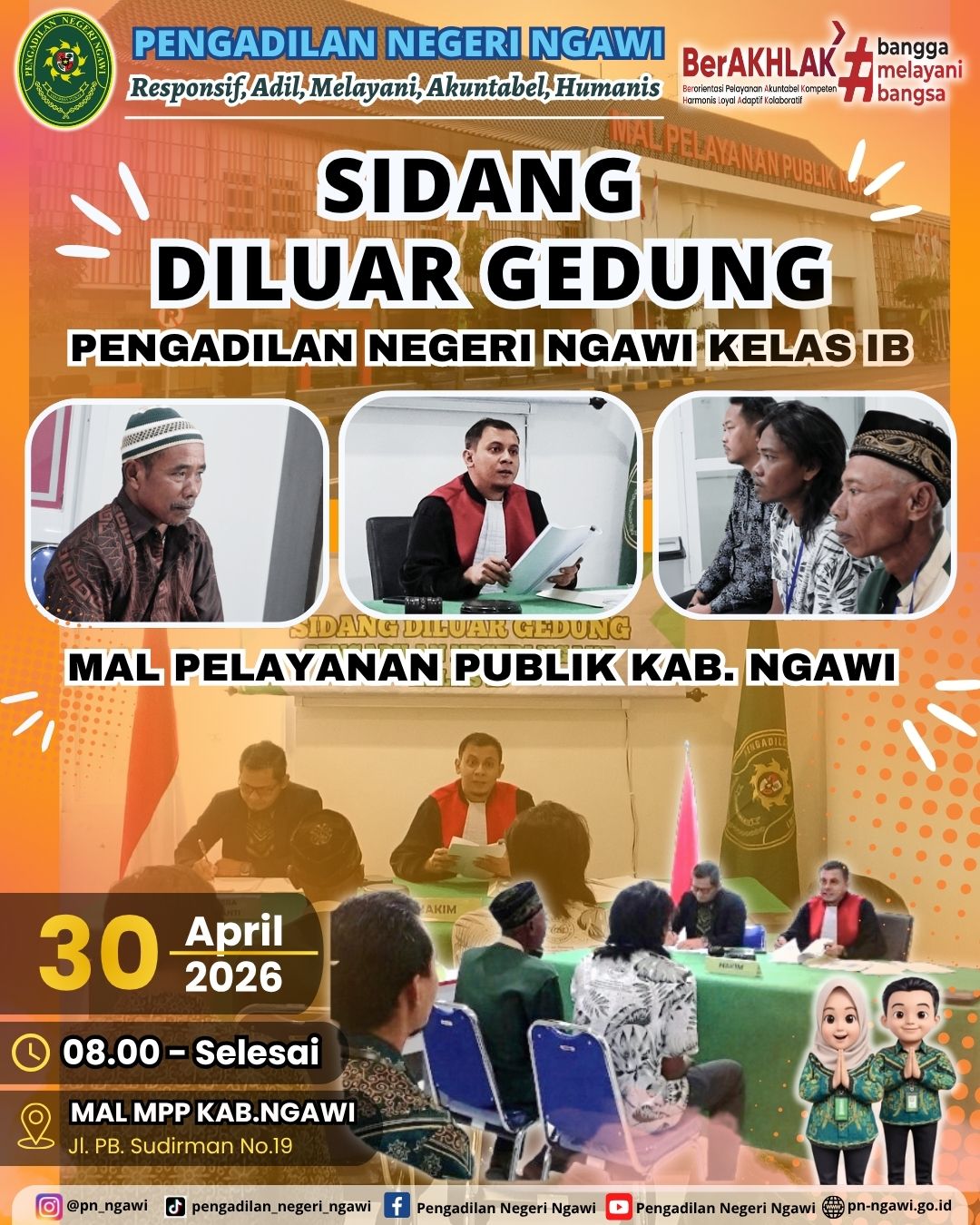 sidang di Luar gedung MPP 1