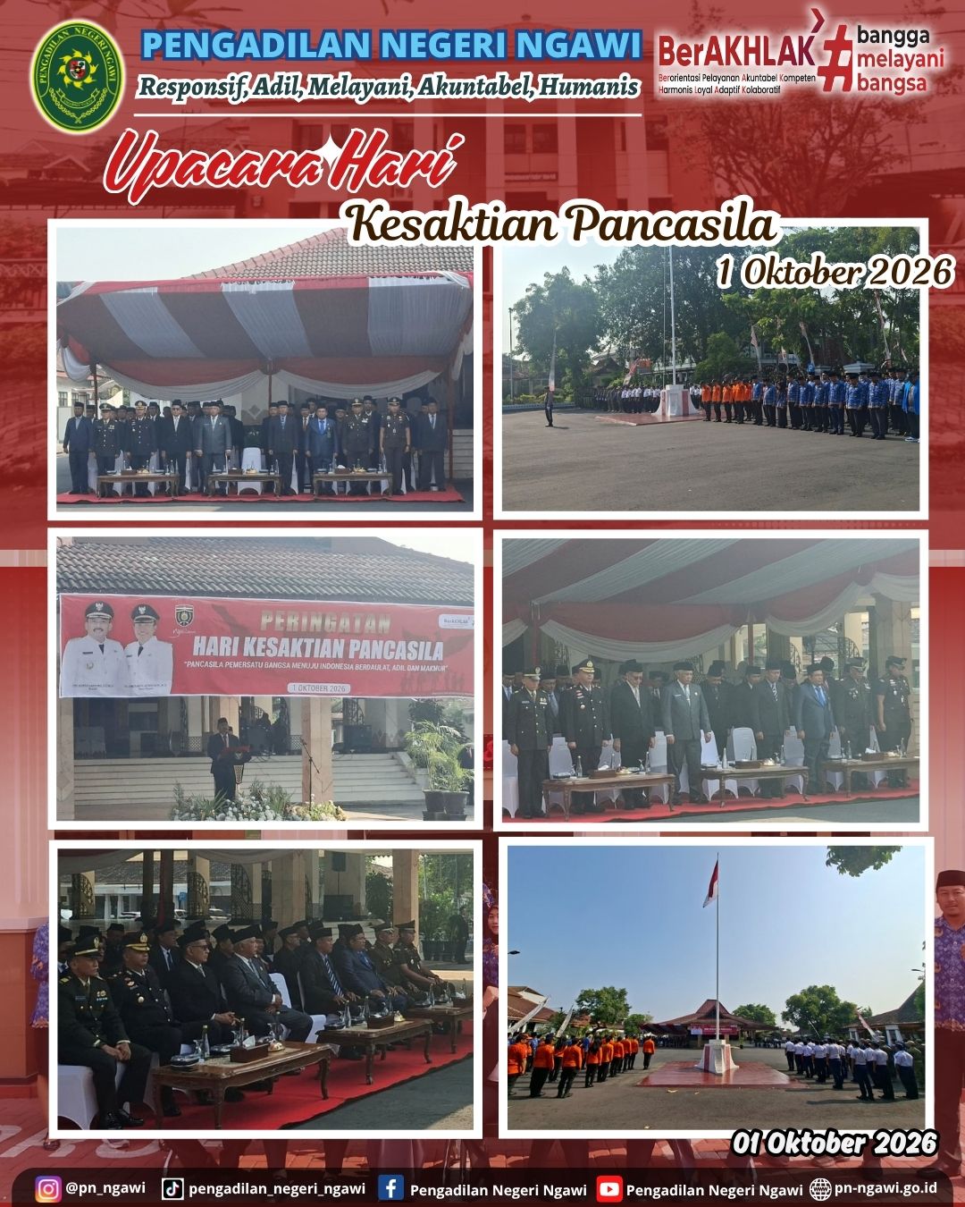 upacara kesaktian pancasila di pendopo