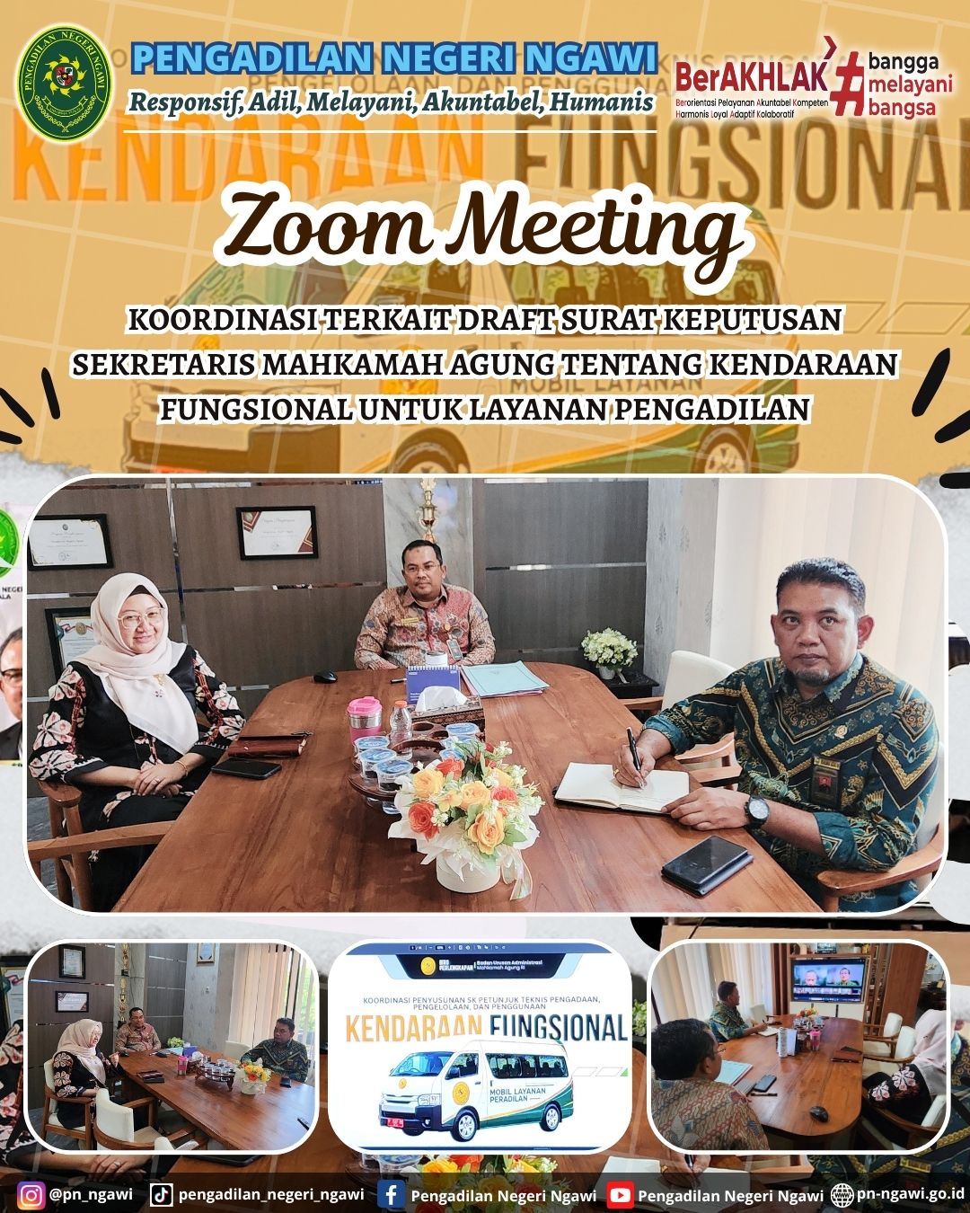 zoom meeting kendaraan dinas 1