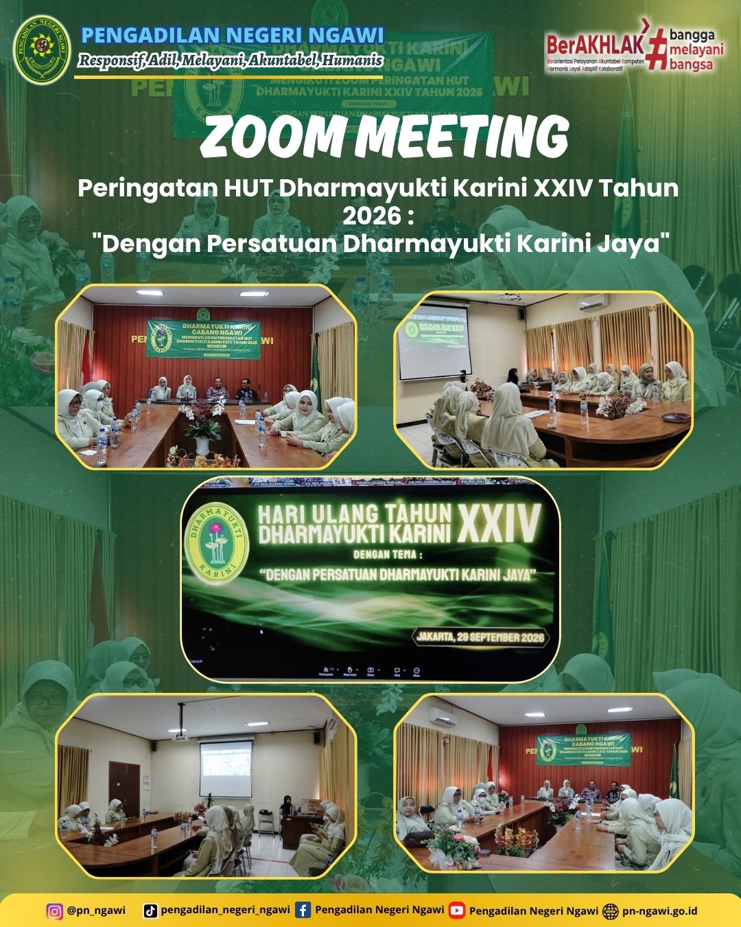 zoom meeting Peringatan HUT DYK 2